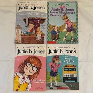 Set of 4 Junie B. Jones Books